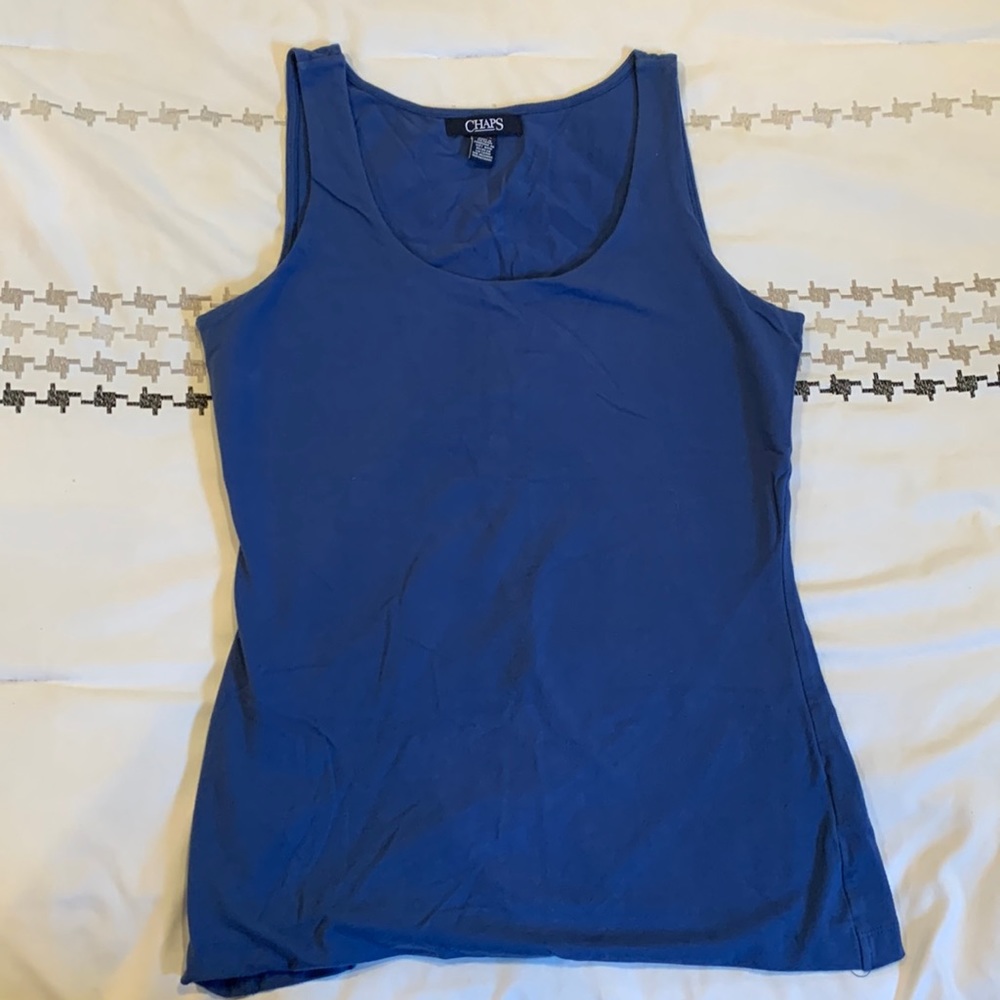 Blue tank top